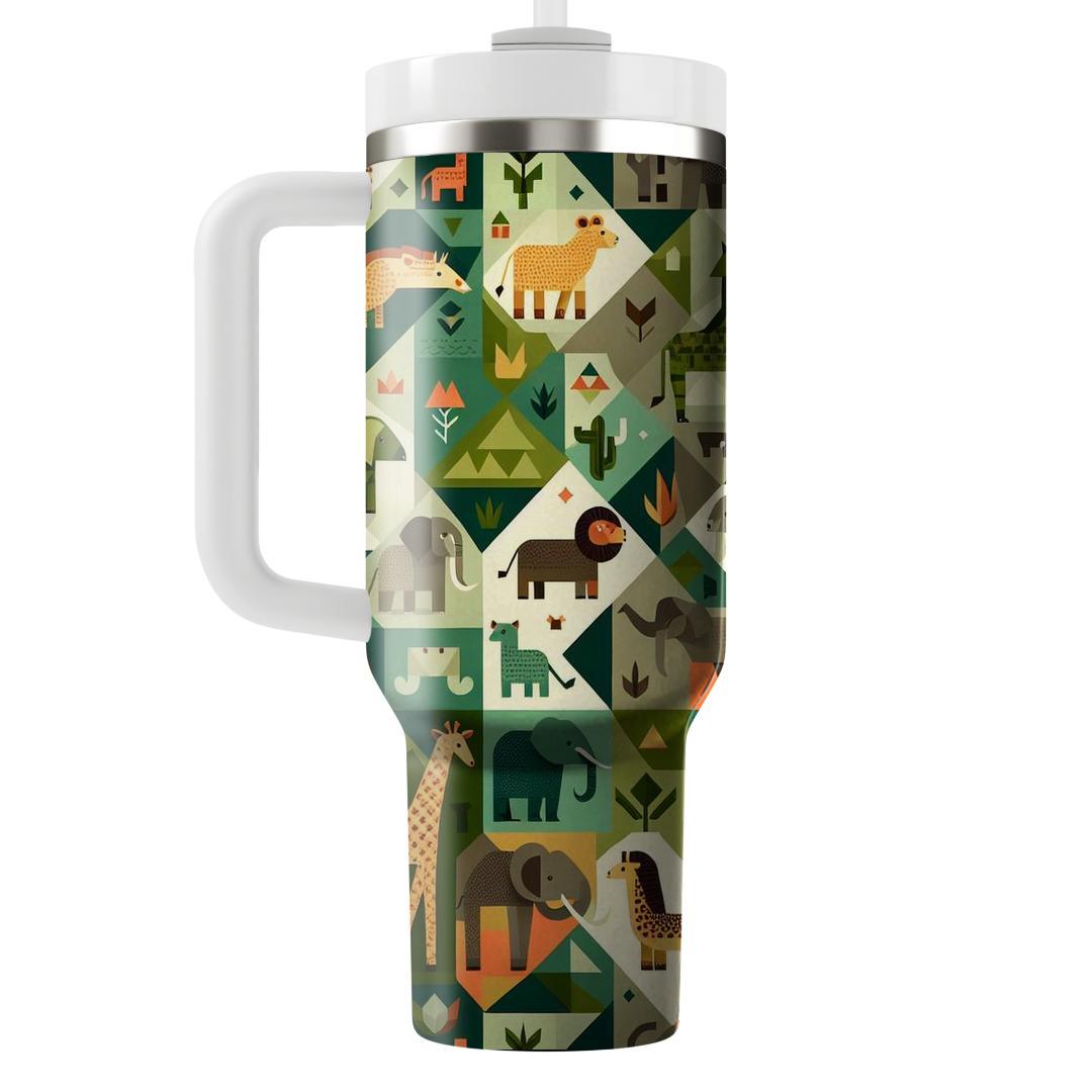 Charming Animal Safari  Tumblers For Gifts