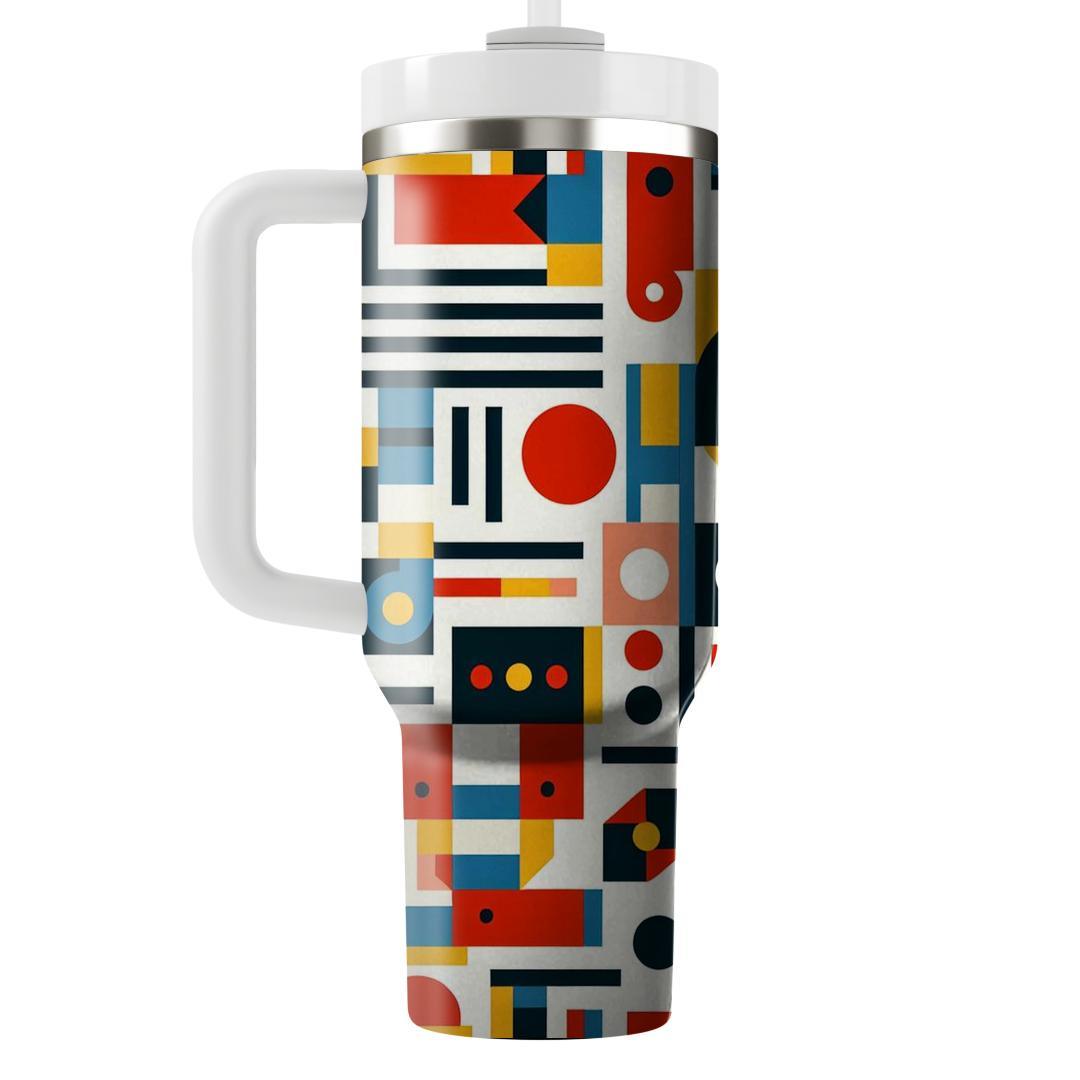 Bauhaus Blocks  Insulated Tumblers
