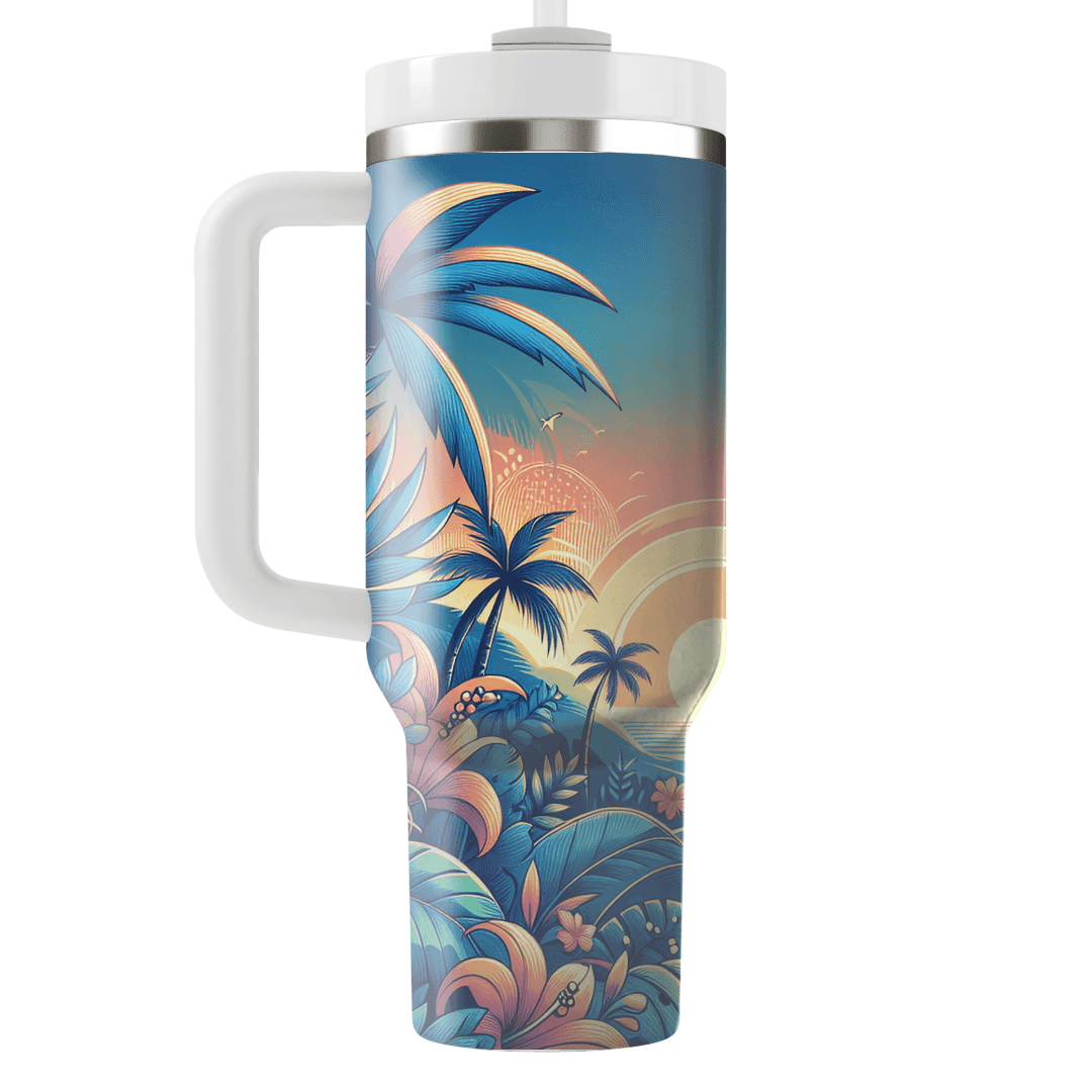 Summer Island Vibes  Tumblers With Lids