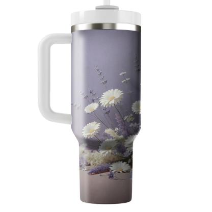 Delicate Floral Charm  Insulated Tumblers