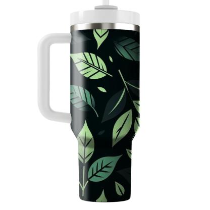 Jungle Leaf Silhouette  Tumblers For Gifts