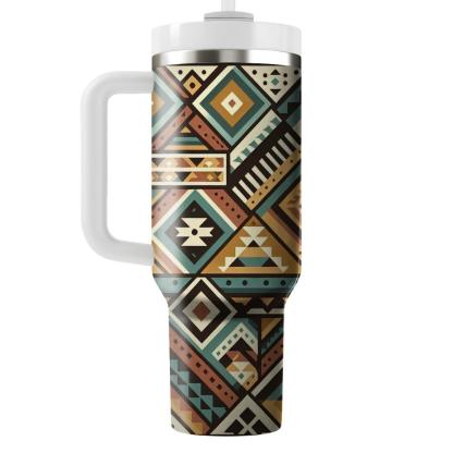 Aztec Geometric Rhythm  Tumblers For Gifts