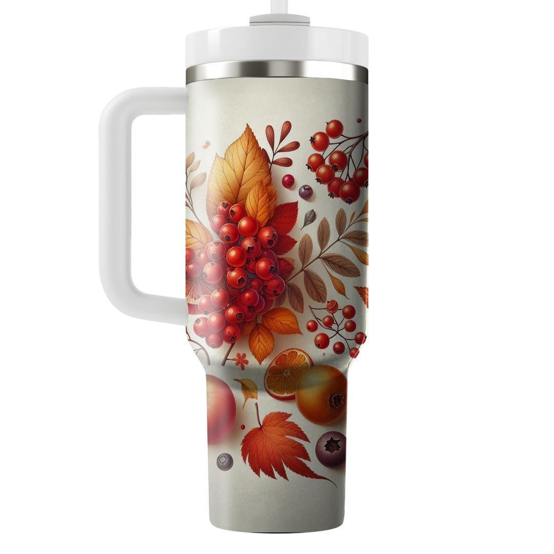 Autumn Berry Delight  Tumbler Cups