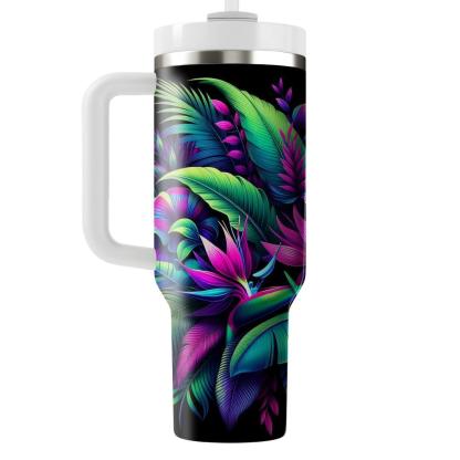 Neon Jungle Dream  Tumbler Cups