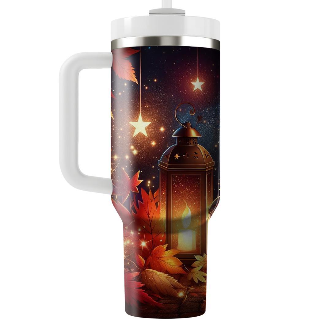 Autumn Lantern Magic  Unique Tumblers