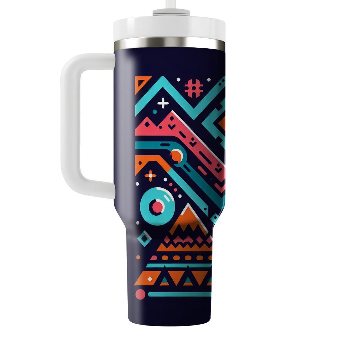 Neon Nomad  Personalized Tumblers