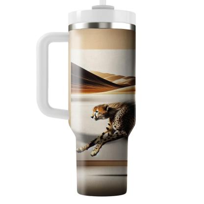 Chic Cheetah Dash  Travel Tumblers