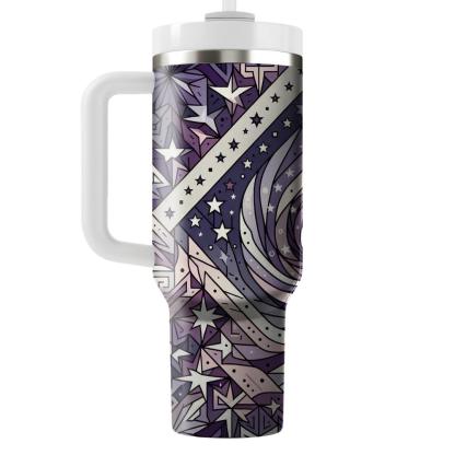 Spiraled Star Path  Tumblers For Gifts