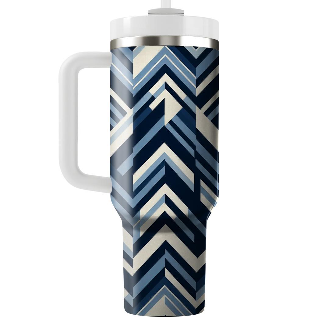 Chevron Stripe Elegance  Tumblers For Gifts