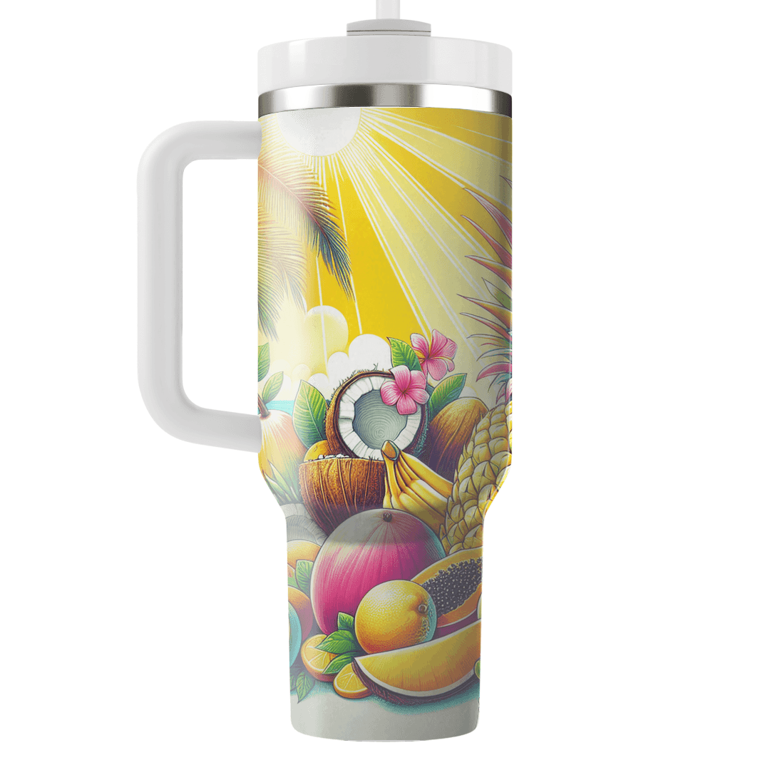Summer Tropical Delight  Travel Tumblers