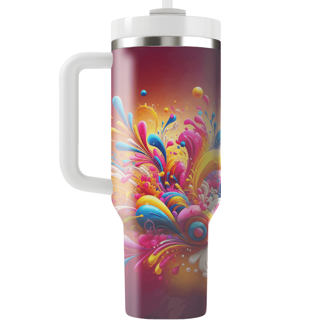 Holi Color Burst - Festival Of Colors  Travel Tumblers