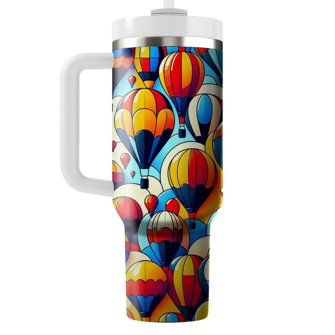 Lively Balloon Fiesta  Tumblers With Lids