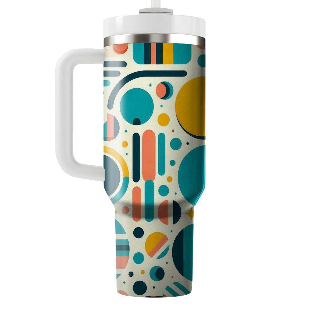 Funky Circles And Stripes  Decorative Tumblers