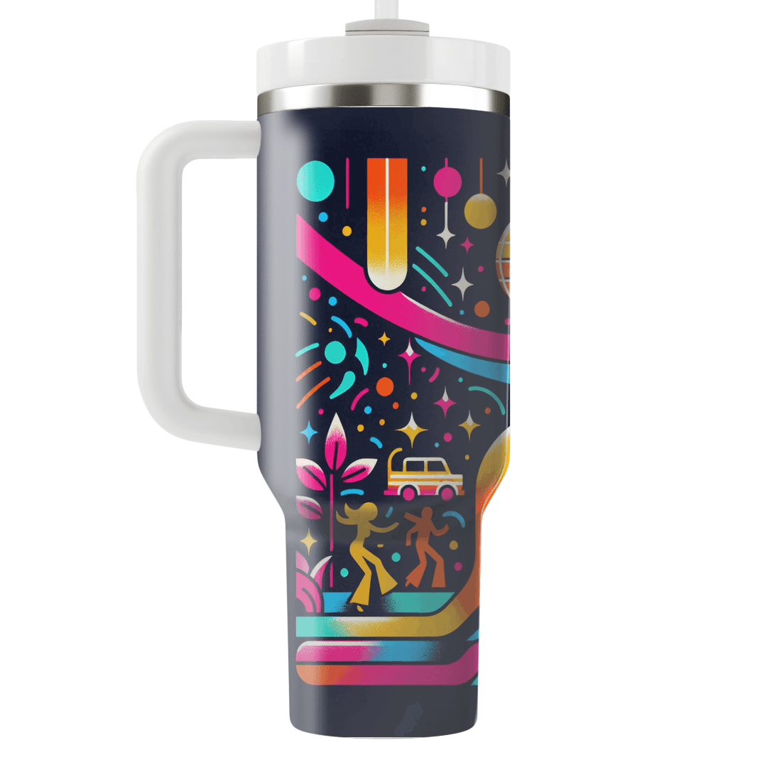 Neon Lights Night  Custom Tumblers