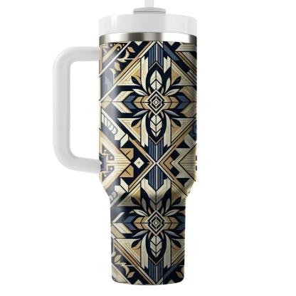 Art Deco Geometric Bloom  Tumblers For Gifts
