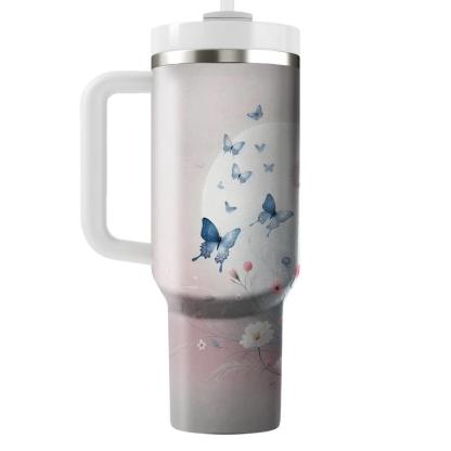 Spring Breeze Blooms  Travel Tumblers