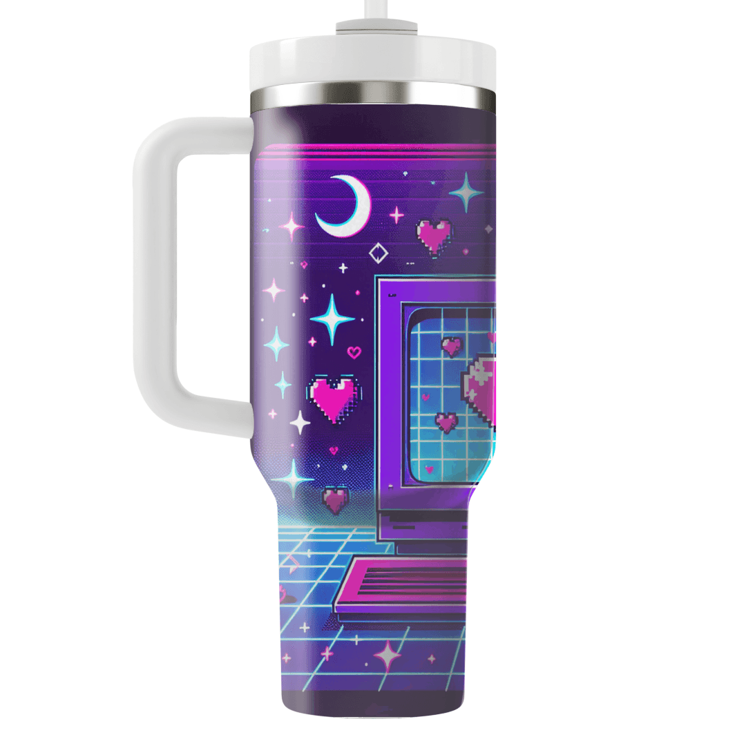 Retro Grid  Tumbler Cups