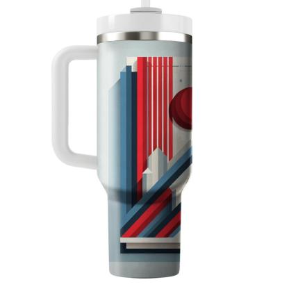 Diagonal Stripe Energy  Insulated Tumblers