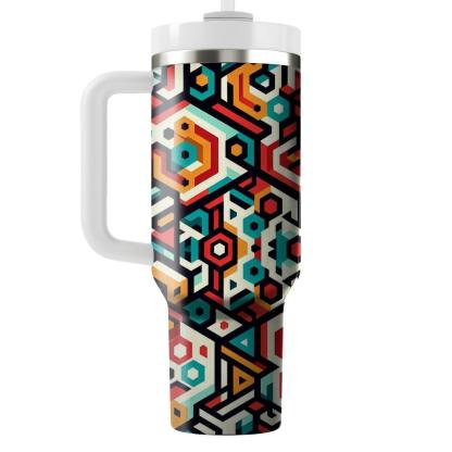 Hexagonal Kaleidoscope  Tumblers For Gifts