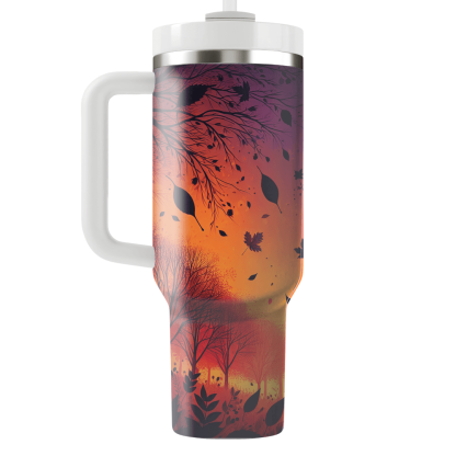 Autumn Sunset Bliss  Tumblers With Lids