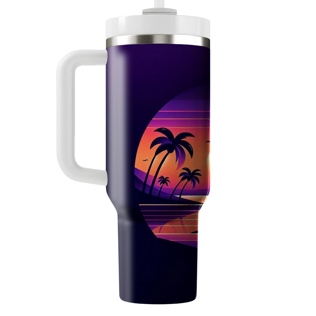 Summer Paradise Sunset  Decorative Tumblers