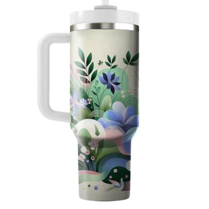 Elysian Garden - A Modern Spring Equinox  Tumbler Cups