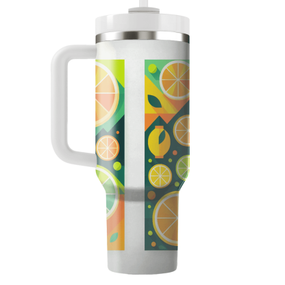 Citrus Slice Mosaic  Custom Tumblers