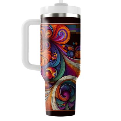 Hippie Kaleidoscope  Travel Tumblers