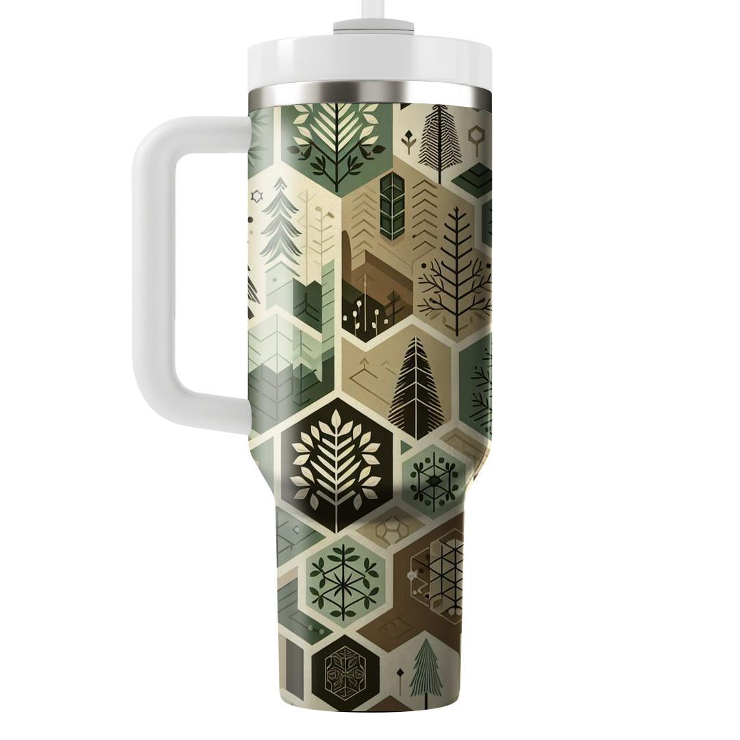 Hexagonal Forest Charm  Tumblers For Gifts
