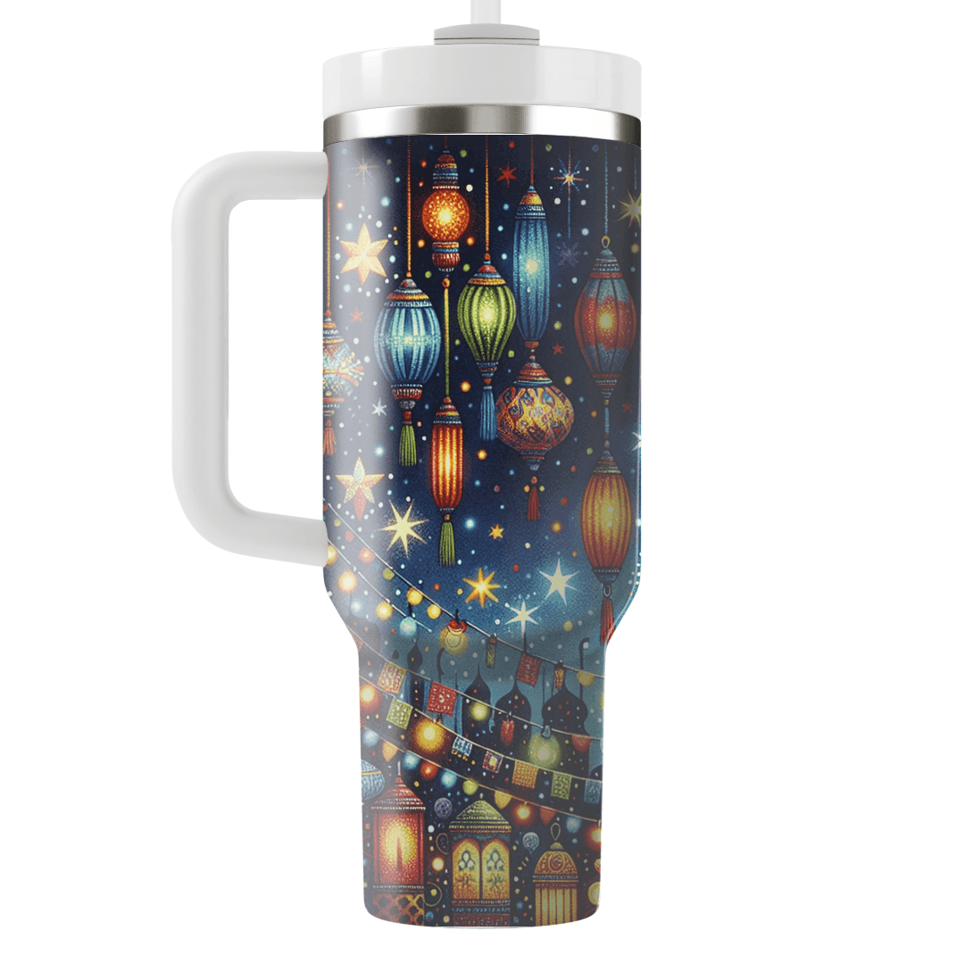 Summer Festival Lights  Personalized Tumblers