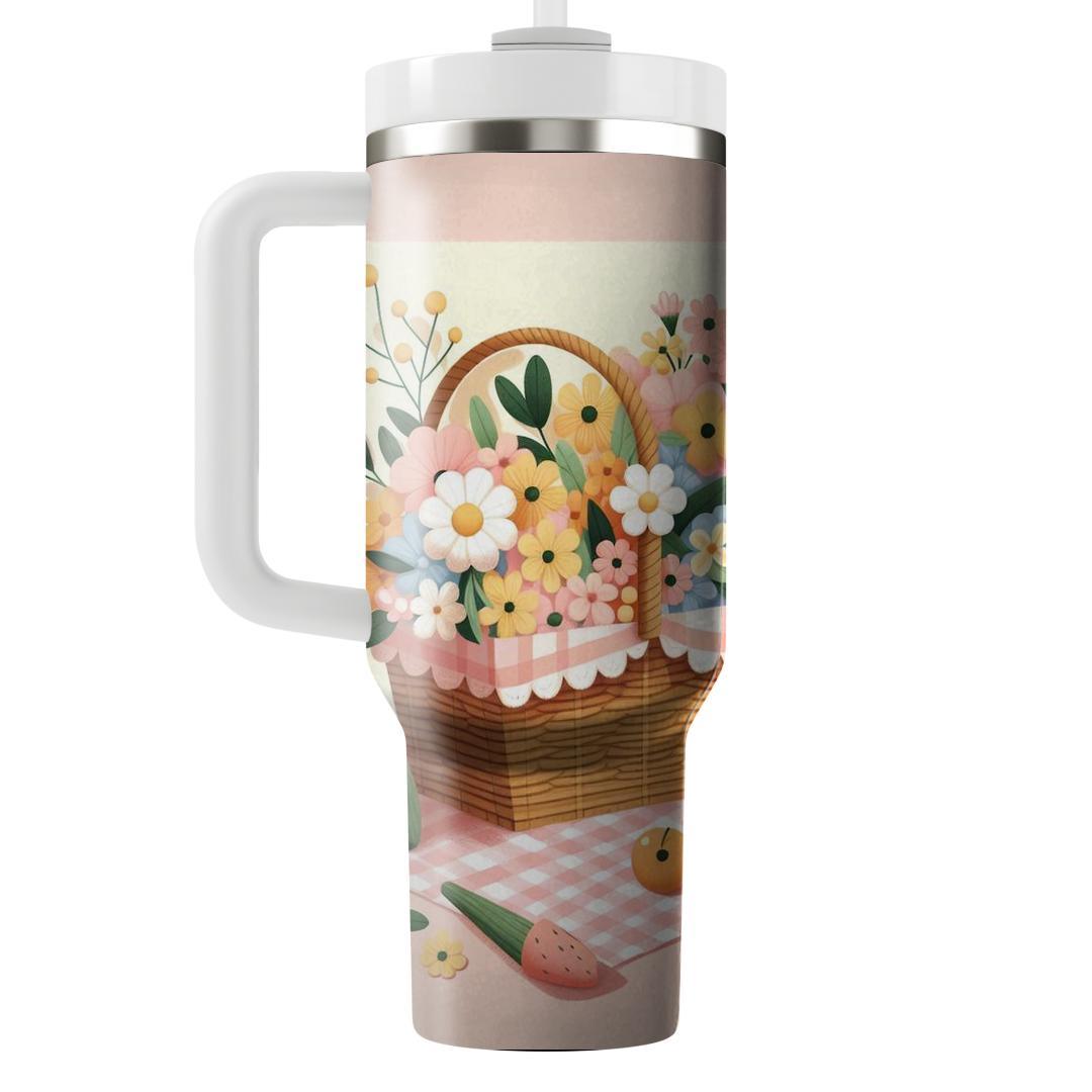 Summer Picnic Pastel  Travel Tumblers
