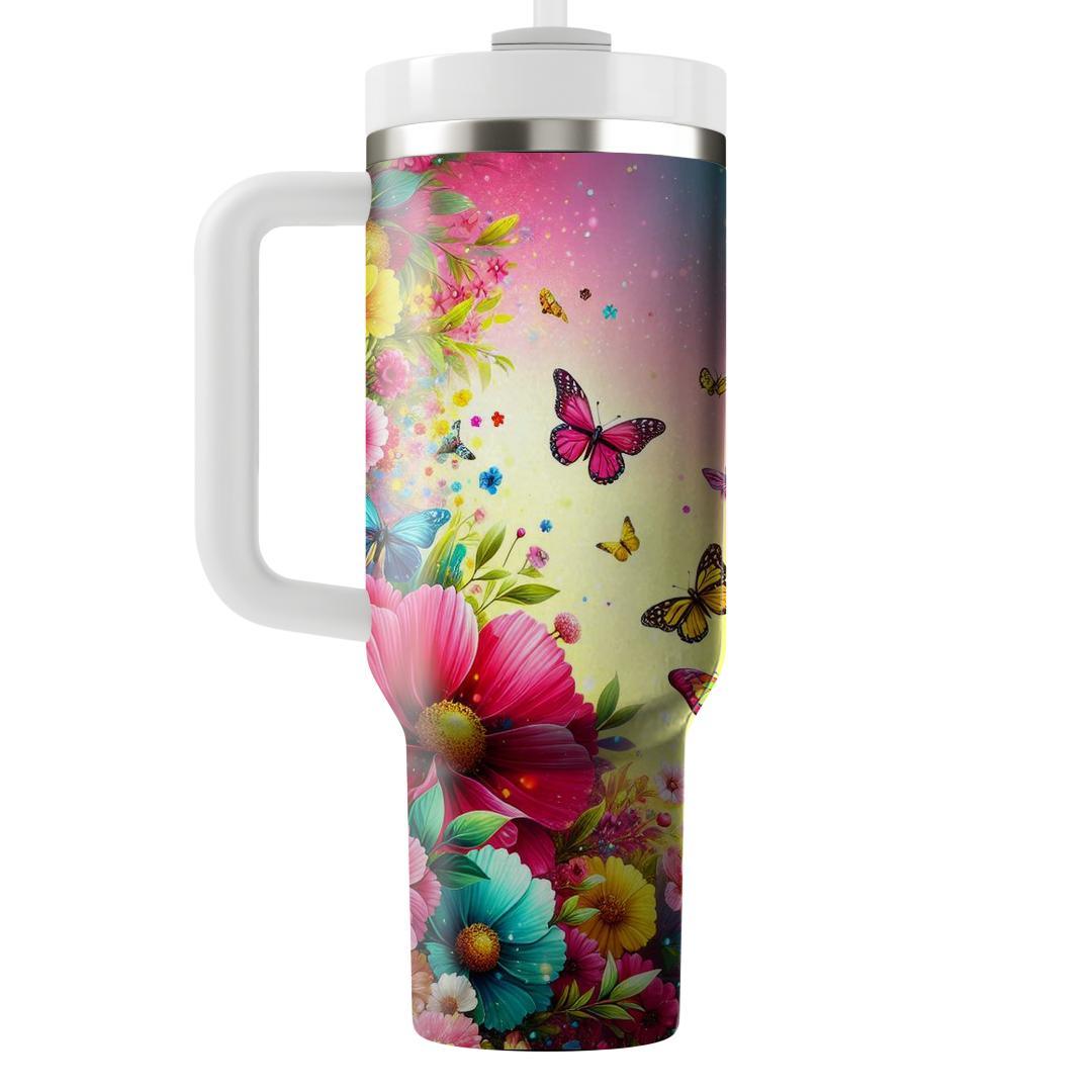 Spring Vibrant Blooms  Custom Tumblers