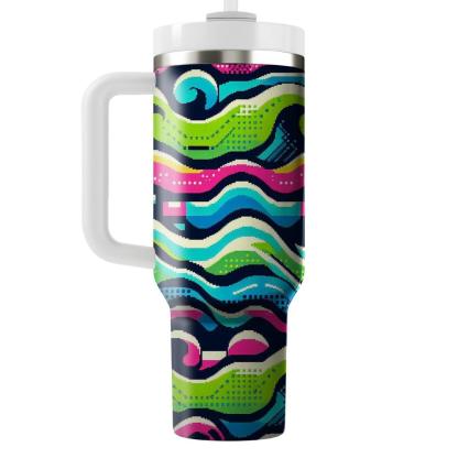 Retro Arcade Wave  Tumblers For Gifts
