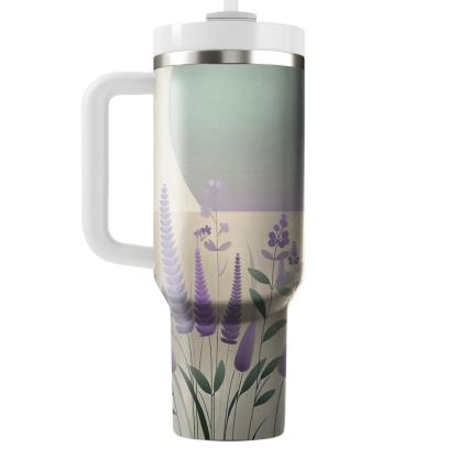 Charming Lavender Field  Insulated Tumblers