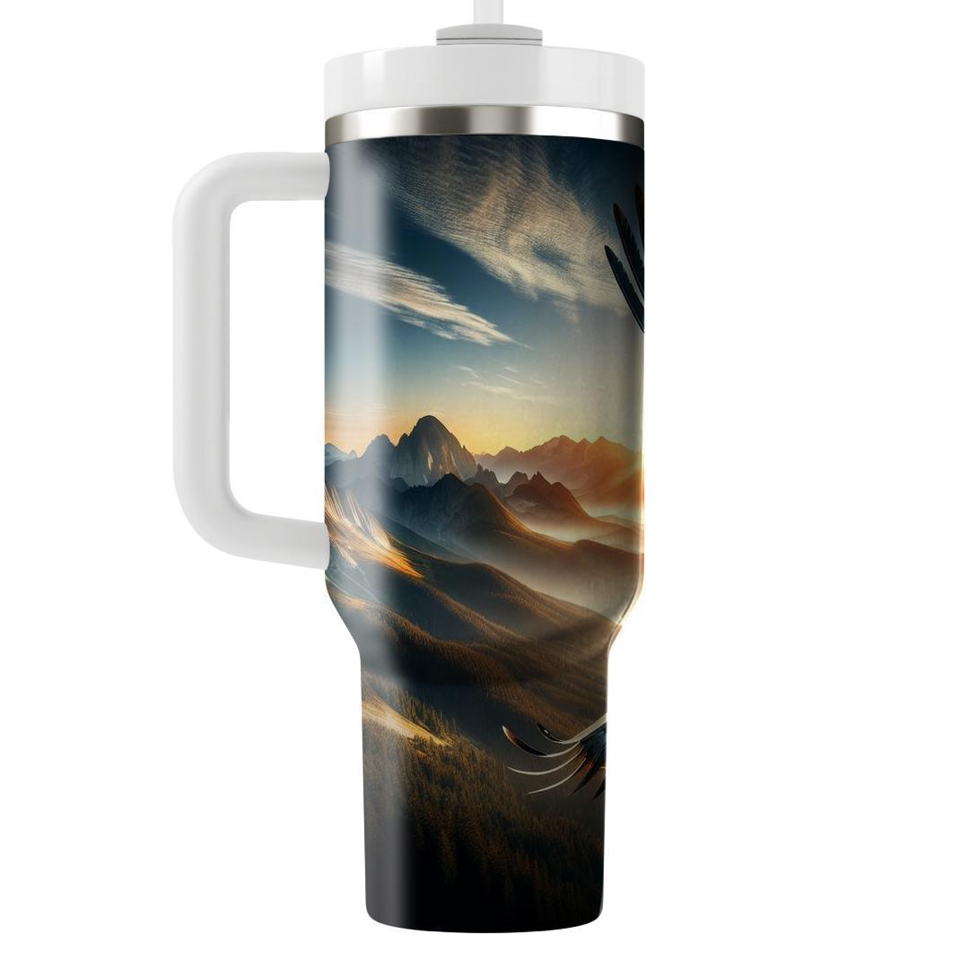 Noble Eagle Horizon  Travel Tumblers