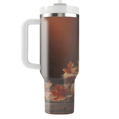 Autumn Rustic Charm  Personalized Tumblers