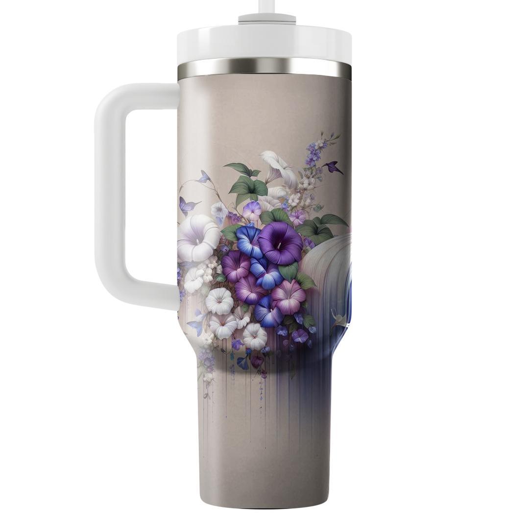 Cascading Floral Cascade  Tumblers For Gifts