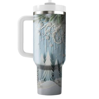 Winter Forest Whimsy  Tumbler Cups