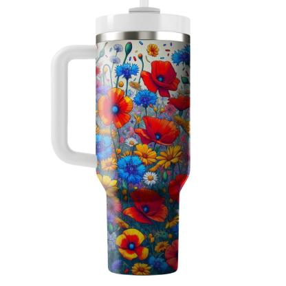 Wildflower Reverie  Insulated Tumblers