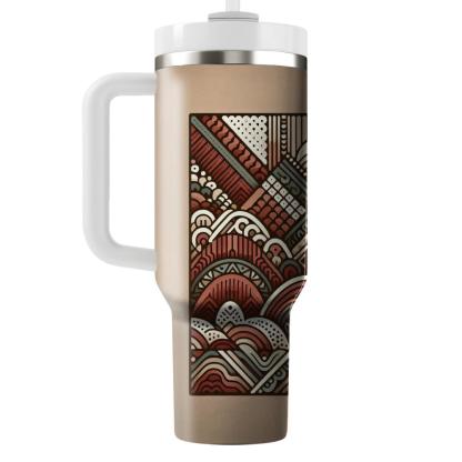 Boho Fringe  Travel Tumblers