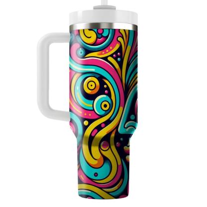Electric Paisley Pop  Insulated Tumblers