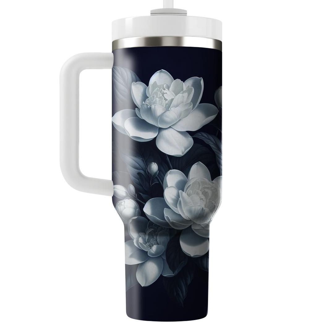 Radiant Gardenia  Unique Tumblers