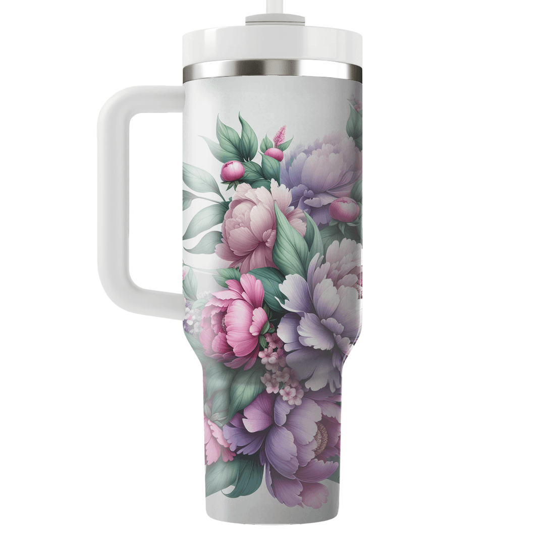 Pastel Peony Dream  Travel Tumblers