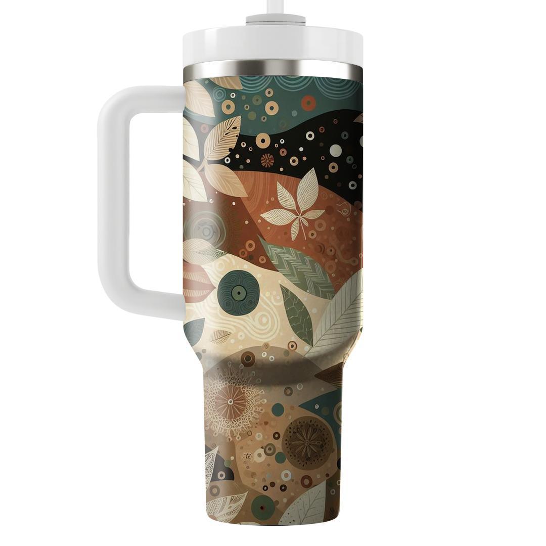 Earthy Tones Harmony  Tumbler Cups