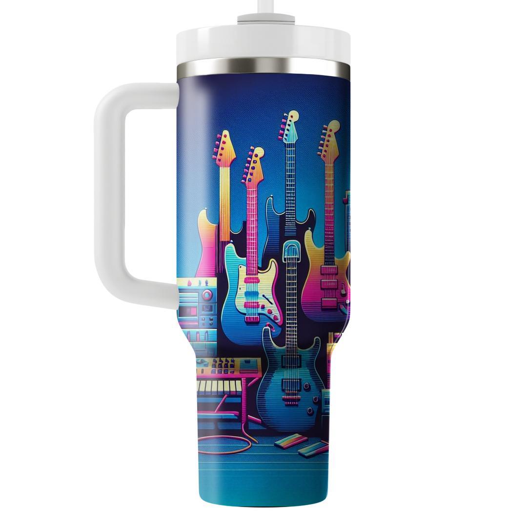 Dynamic 80s Music  Travel Tumblers