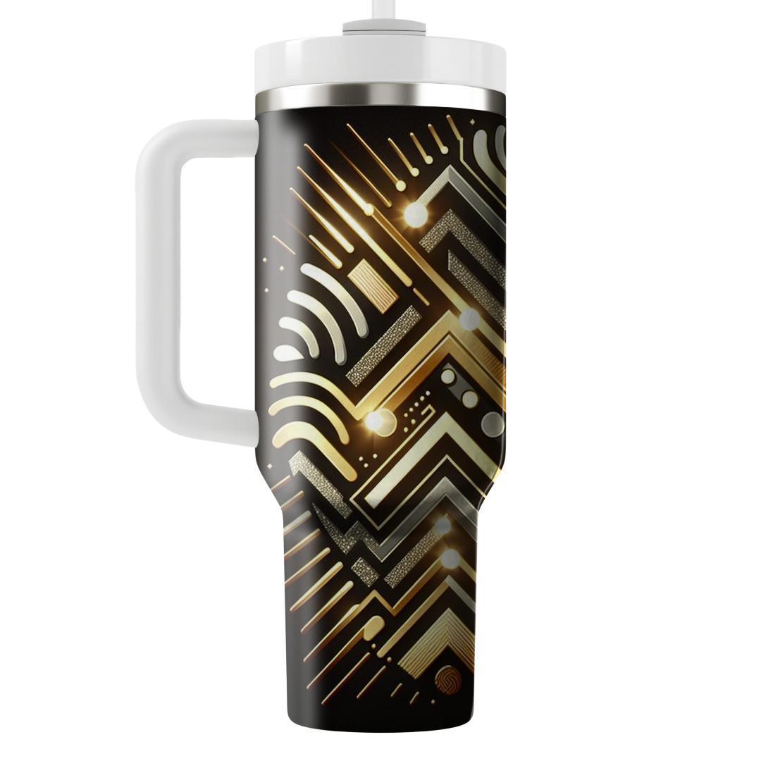 Zigzag Disco  Travel Tumblers