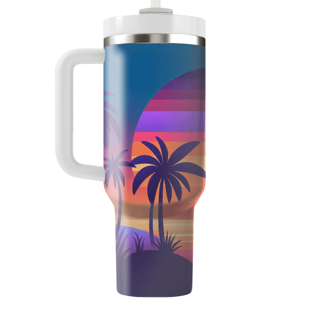 Colorful Sunset Palms  Tumblers For Gifts