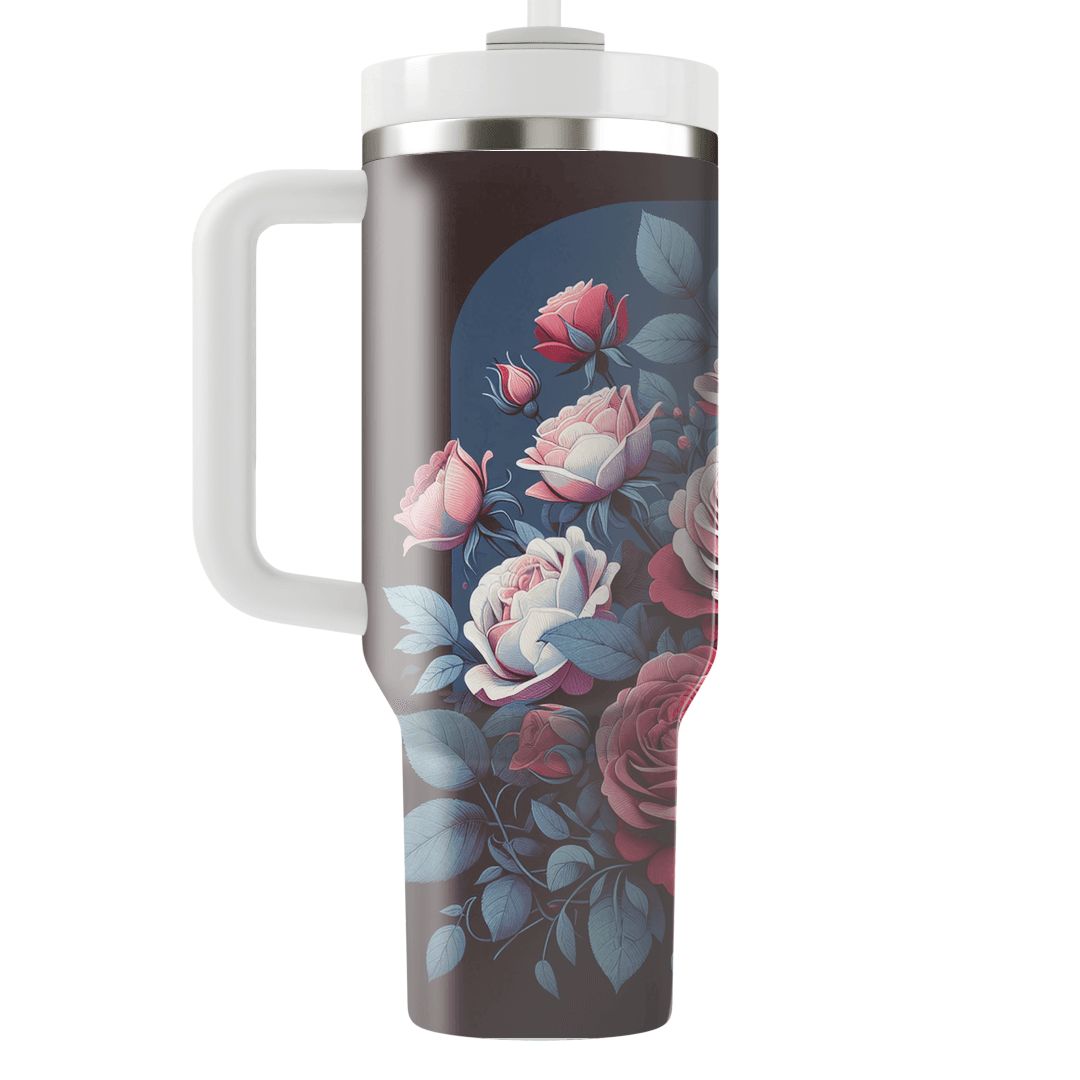 Mystic Rose Twilight  Tumblers With Lids