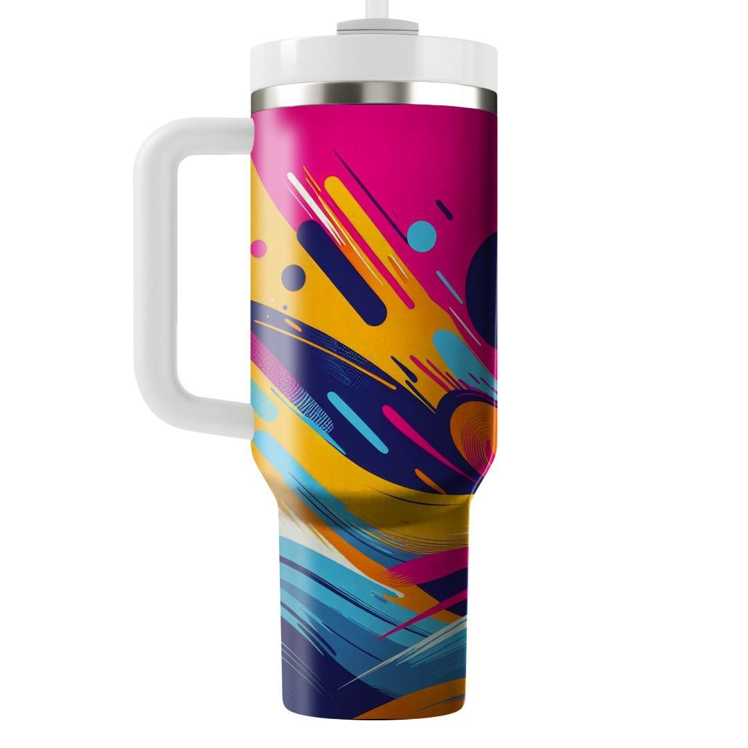 Funky Brushstroke  Insulated Tumblers