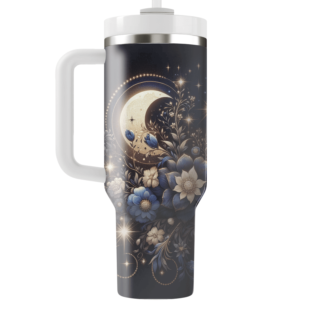 Celestial Flower Moon  Tumblers With Lids